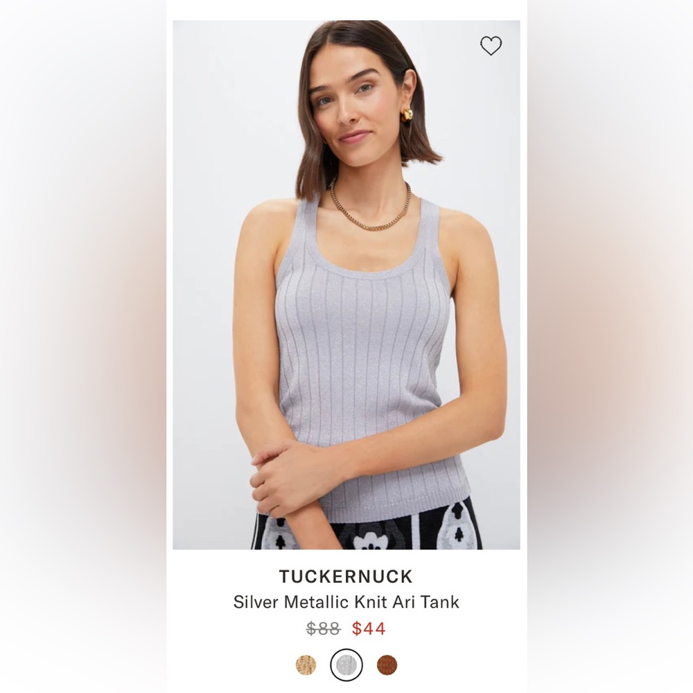 Tuckernuck Metallic Knit 2 Tanks